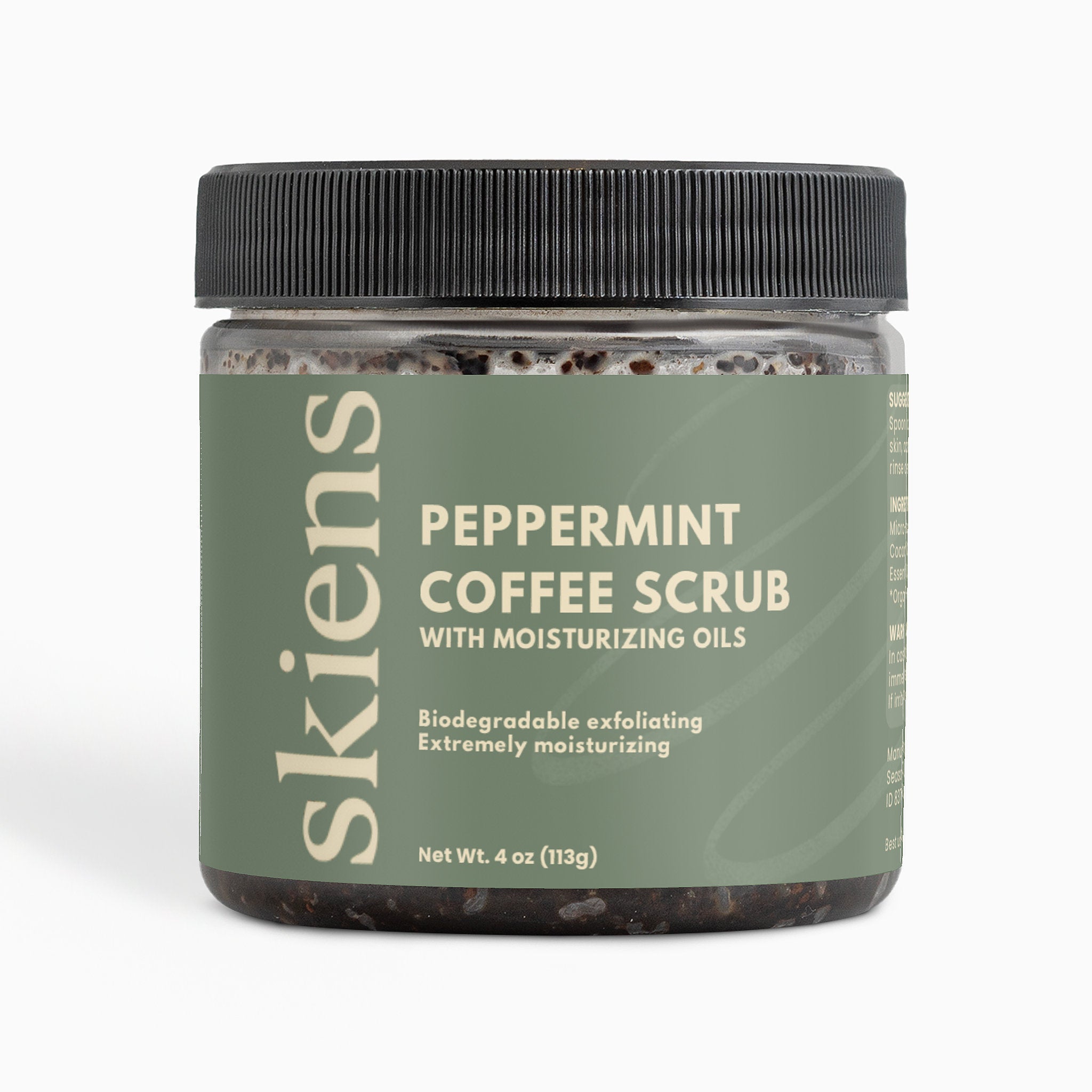 Peppermint Coffee Scrub